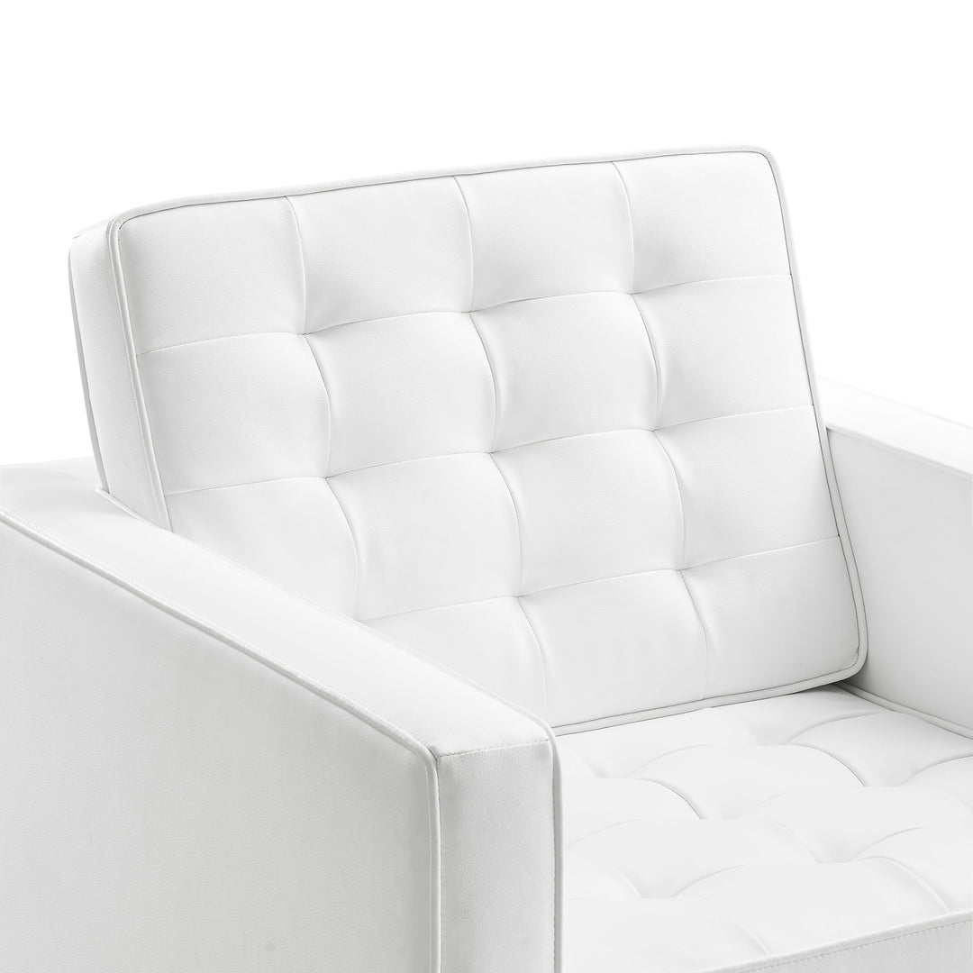 Luxe Leatherette Lounge Chair