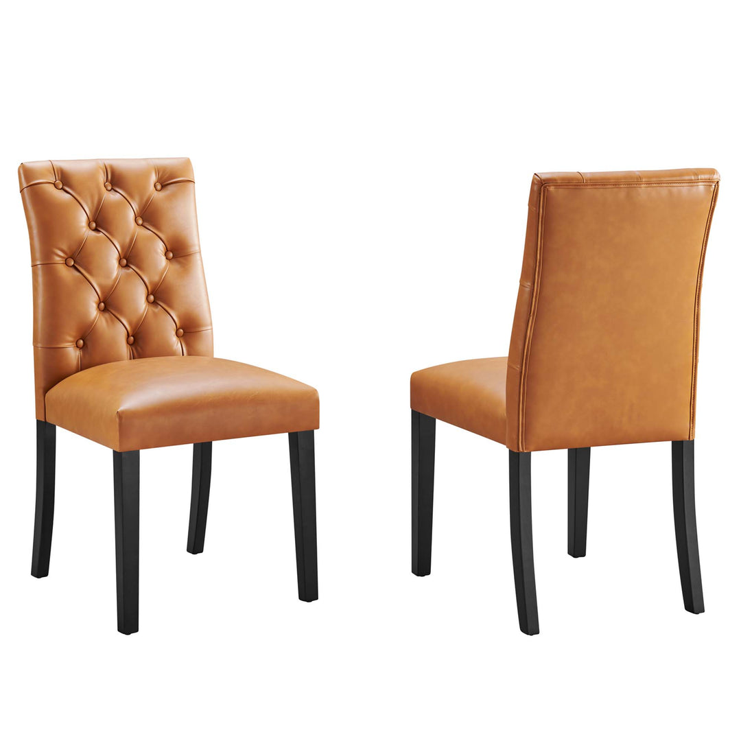 Davenport Vinyl Dining Chair Set of 2