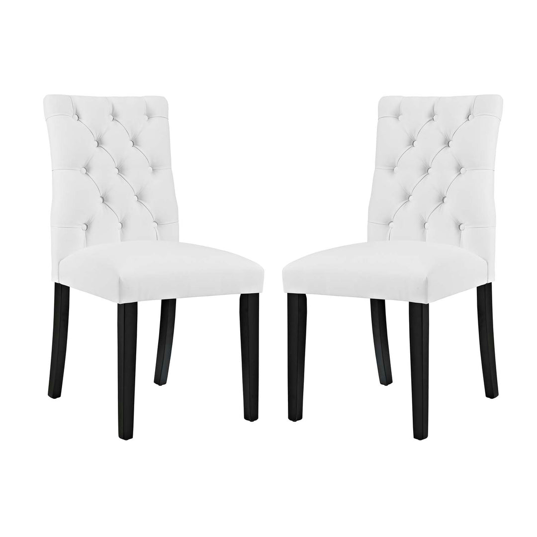 Davenport Vinyl Dining Chair Set of 2