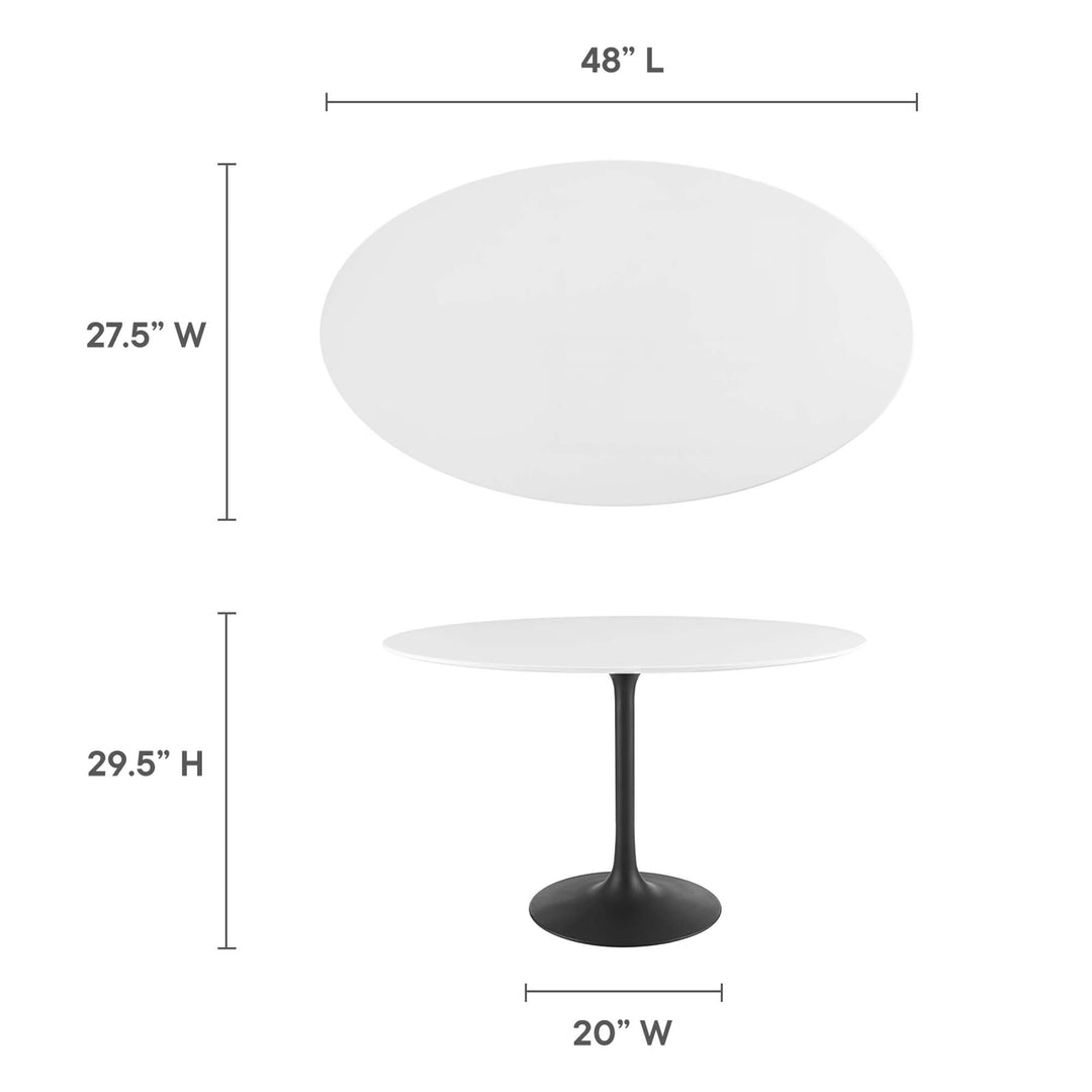 Lindell 48" Oval Wood Dining Table