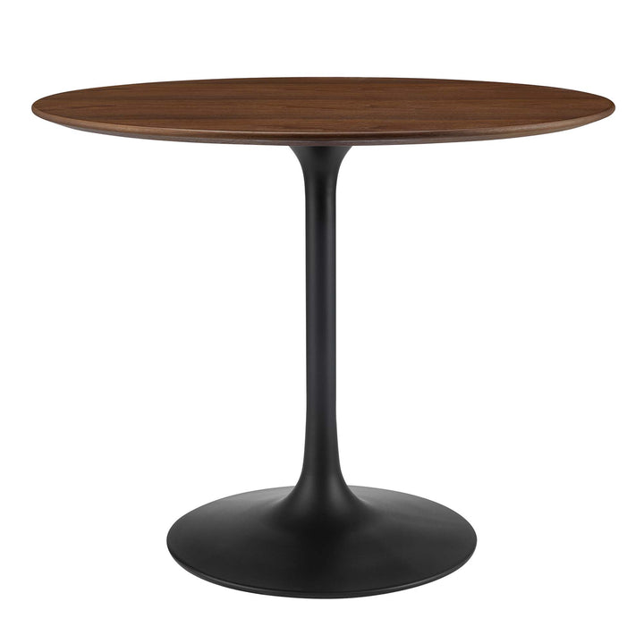 Luna 36" Round Wood Grain Dining Table