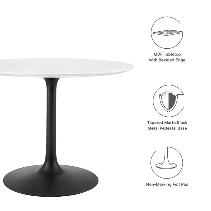 Lucia 40" Round Wood Dining Table