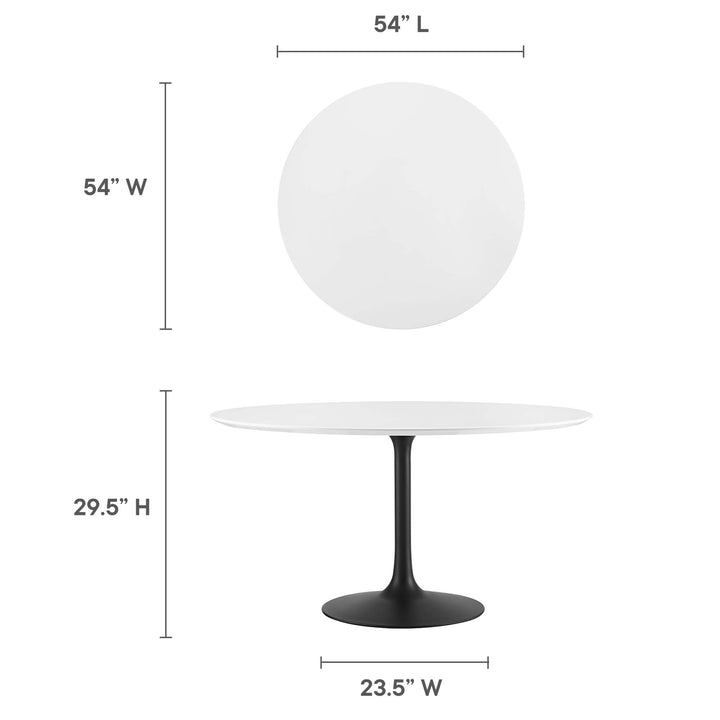 Liora 54" Round Wood Dining Table