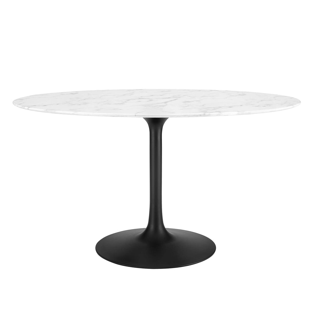 Lippa 54" Oval Onyx Dining Table