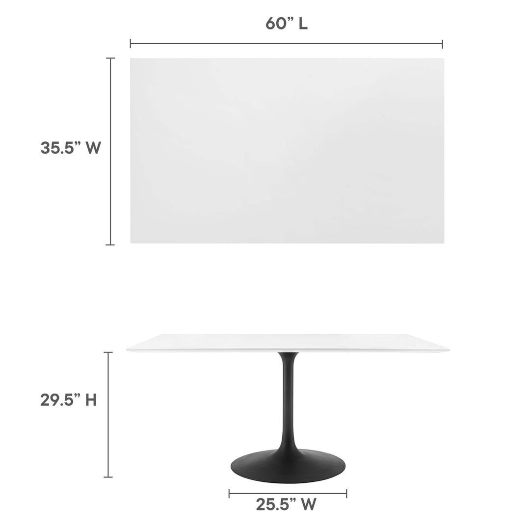 Linden 60" Rectangle Wood Dining Table