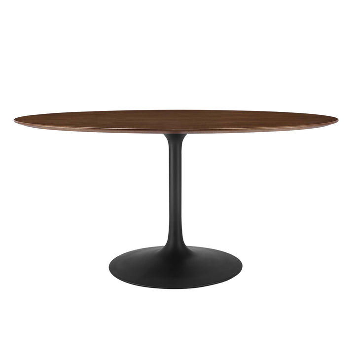 Lynwood 60" Oval Walnut Wood Grain Dining Table