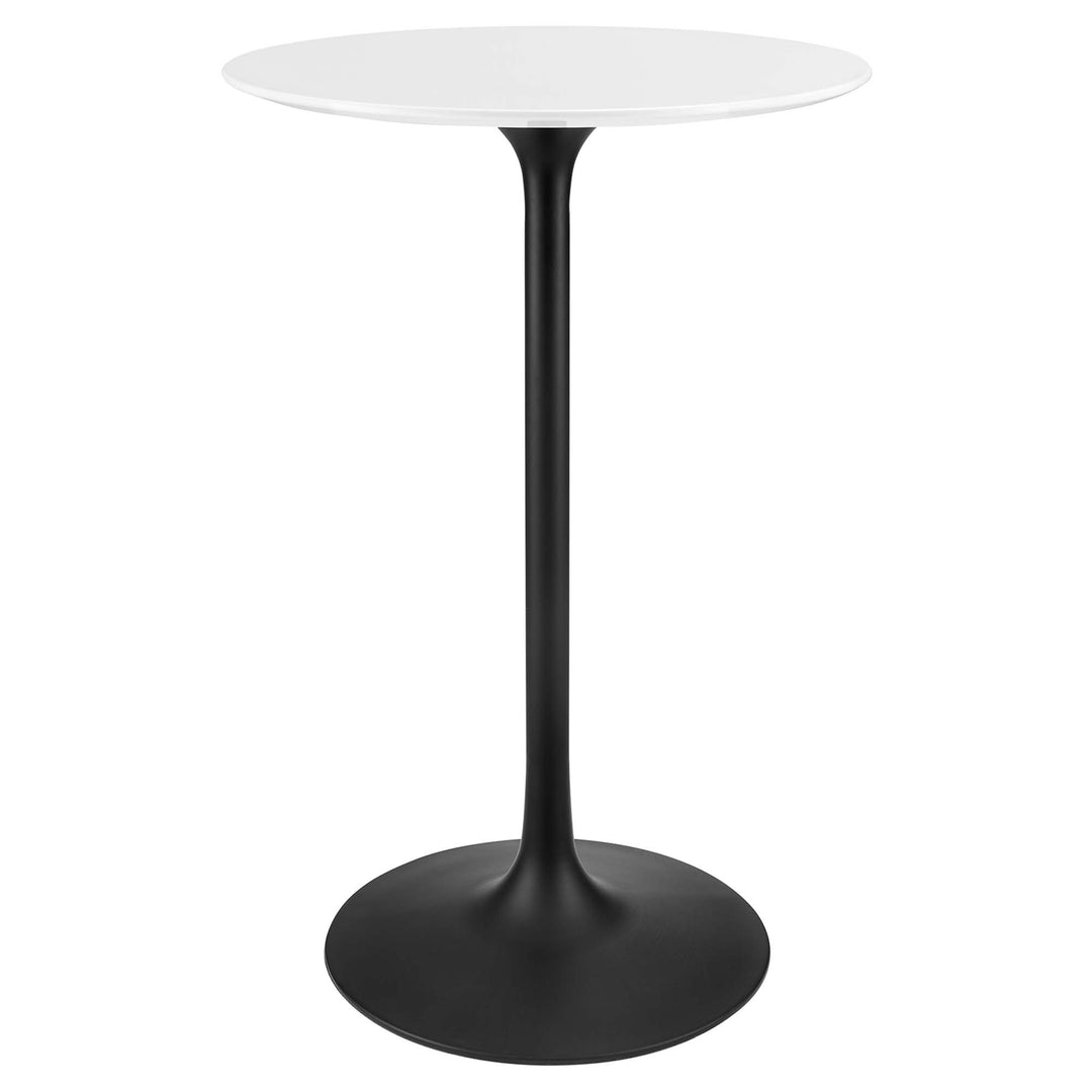 Luna 28" Round Wood Bar Table