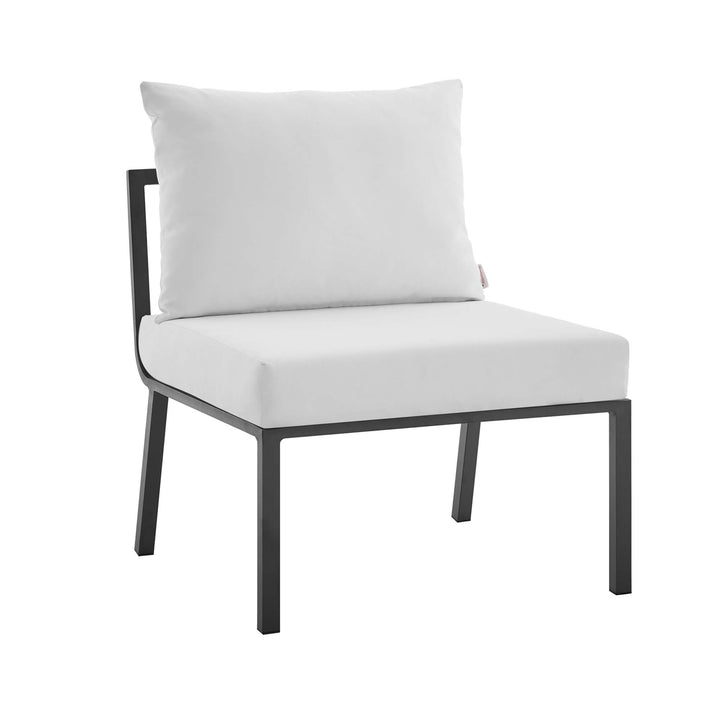 Riverside Backyard Bistro Aluminum Armless Chair