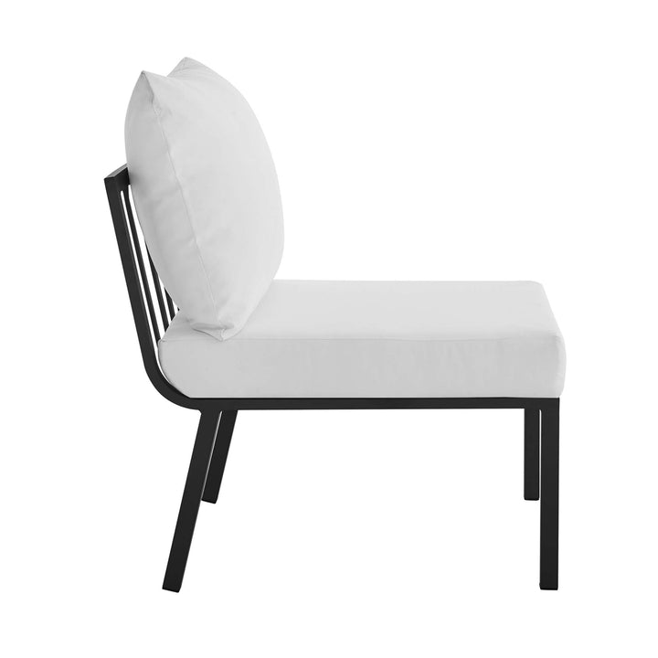 Riverside Backyard Bistro Aluminum Armless Chair