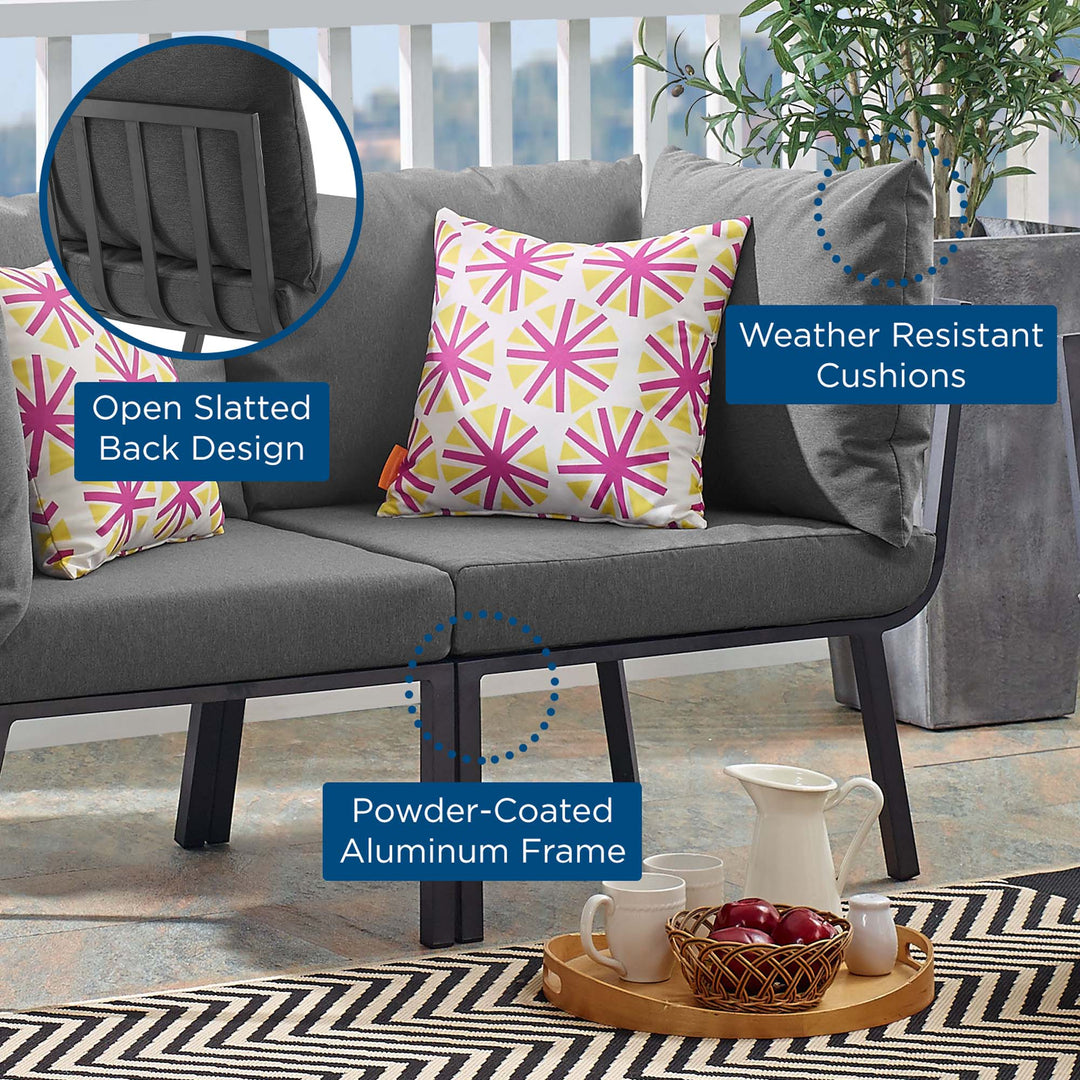 Regal Oasis Patio Aluminum Corner Chair