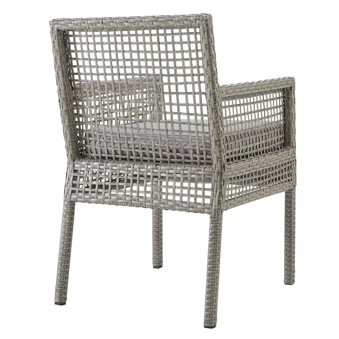 Azura Outdoor Patio Wicker Rattan Dining Armchair Set of 4