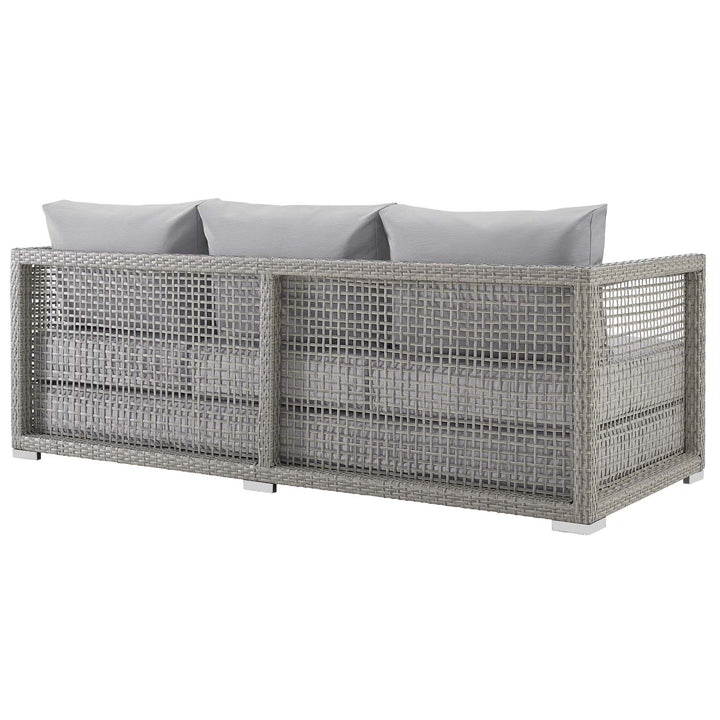 Aiden 3 Piece Outdoor Patio Wicker Rattan Set