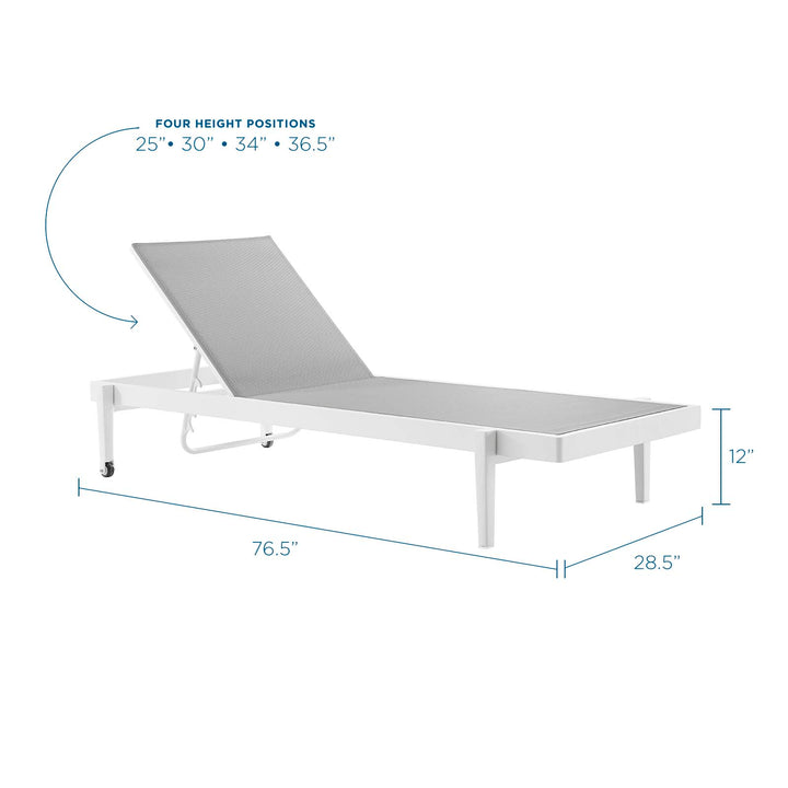 Charleston Oceanfront Patio Chaise Lounge Chair