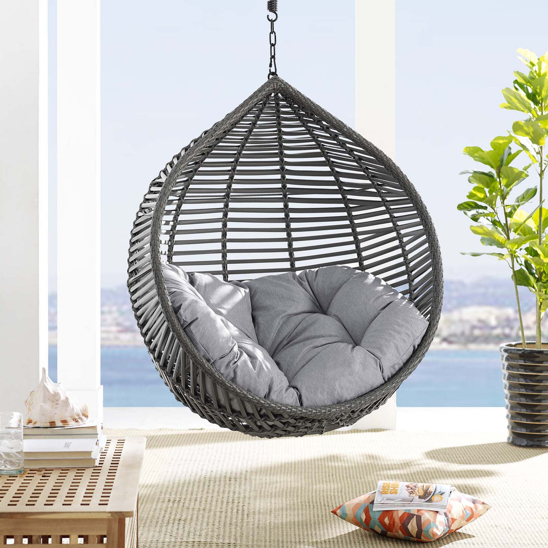 Gentry Teardrop Outdoor Patio Swing Chair