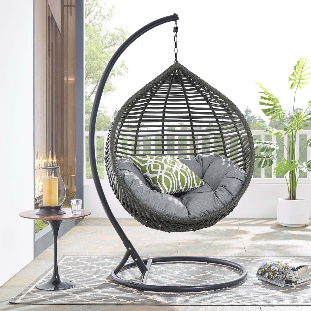 Gentry Teardrop Outdoor Patio Swing Chair