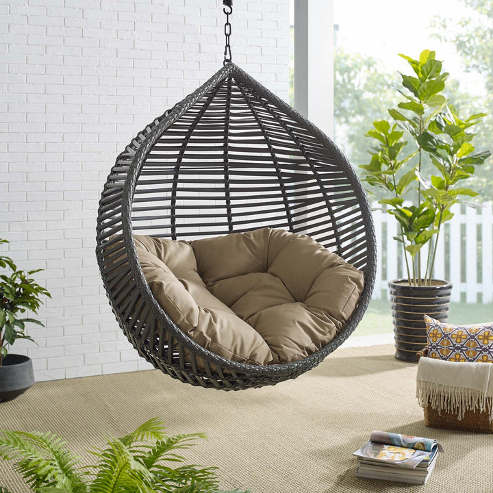 Gentry Teardrop Outdoor Patio Swing Chair