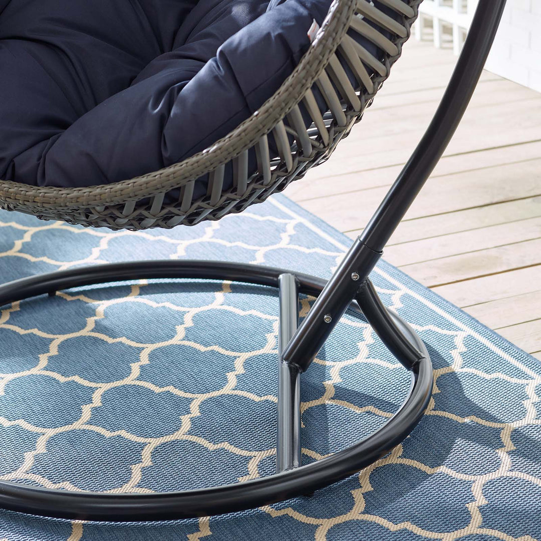 Gentry Teardrop Outdoor Patio Swing Chair