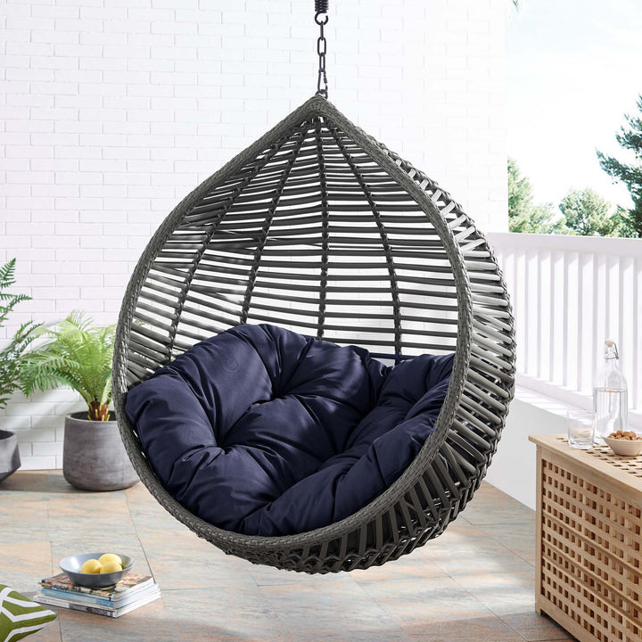 Gentry Teardrop Outdoor Patio Swing Chair