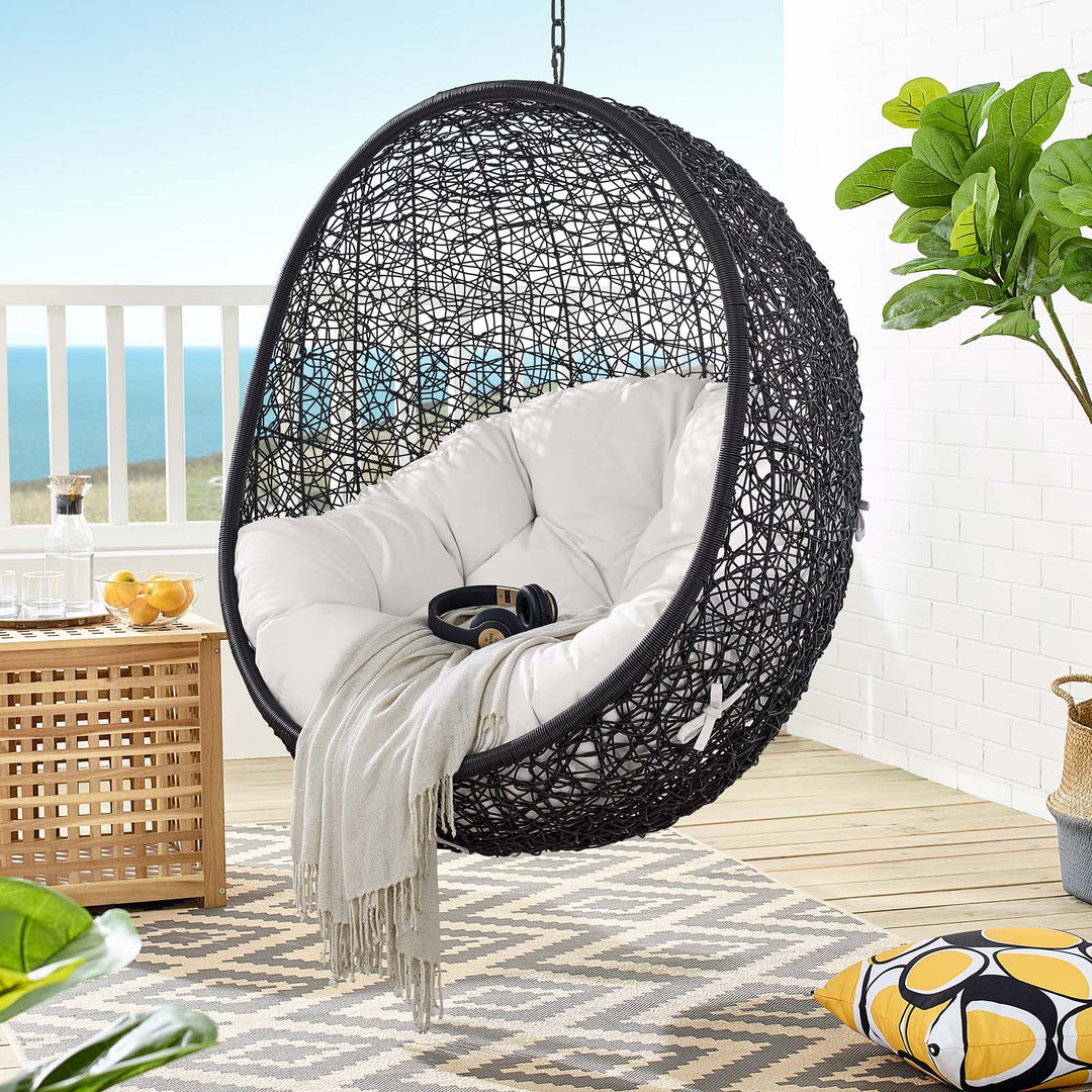 Eclipse Sunbrella® Fabric Swing Outdoor Patio Lounger Chair Without Stand