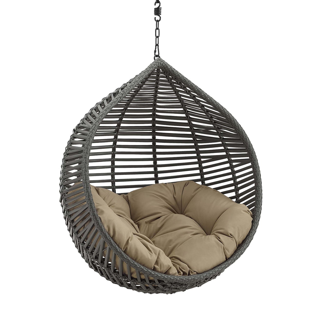 Grove Teardrop Outdoor Patio Swing Chair Without Stand