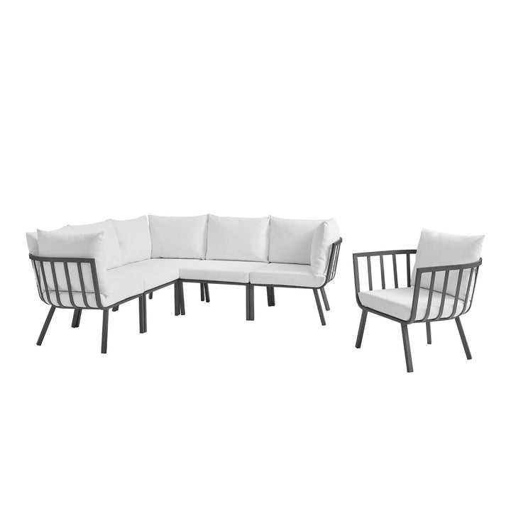 Riverfront 6 Piece Outdoor Patio Aluminum Set