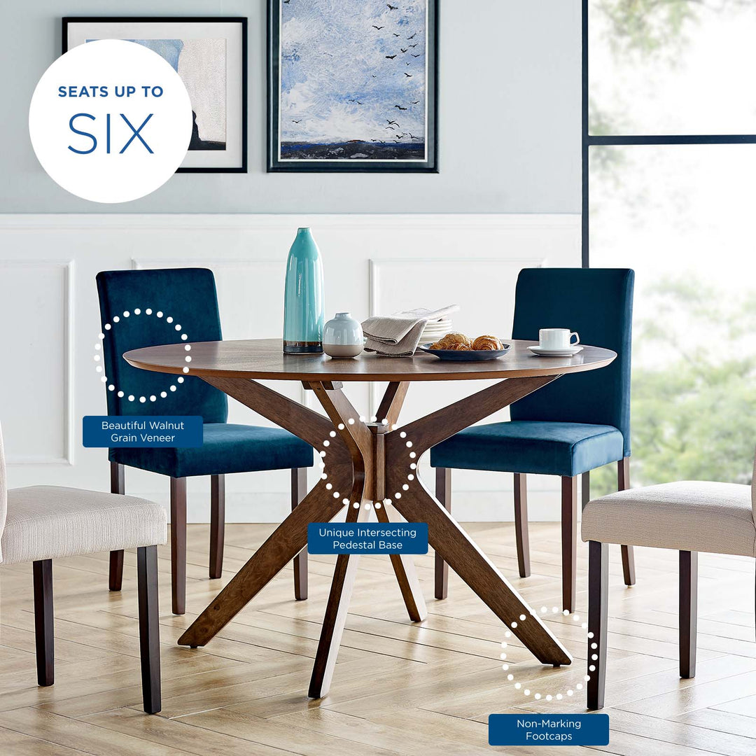 Concord 47" Round Wood Dining Table