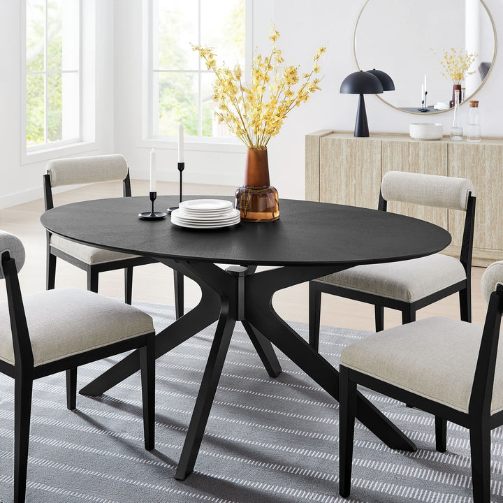 Confluence 63" Oval Wood Dining Table