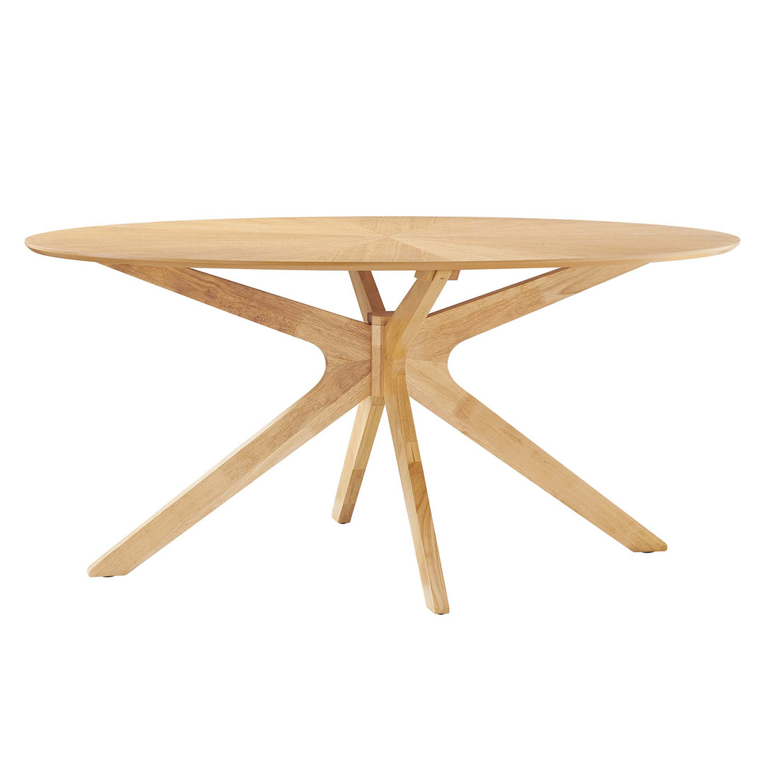 Confluence 63" Oval Wood Dining Table