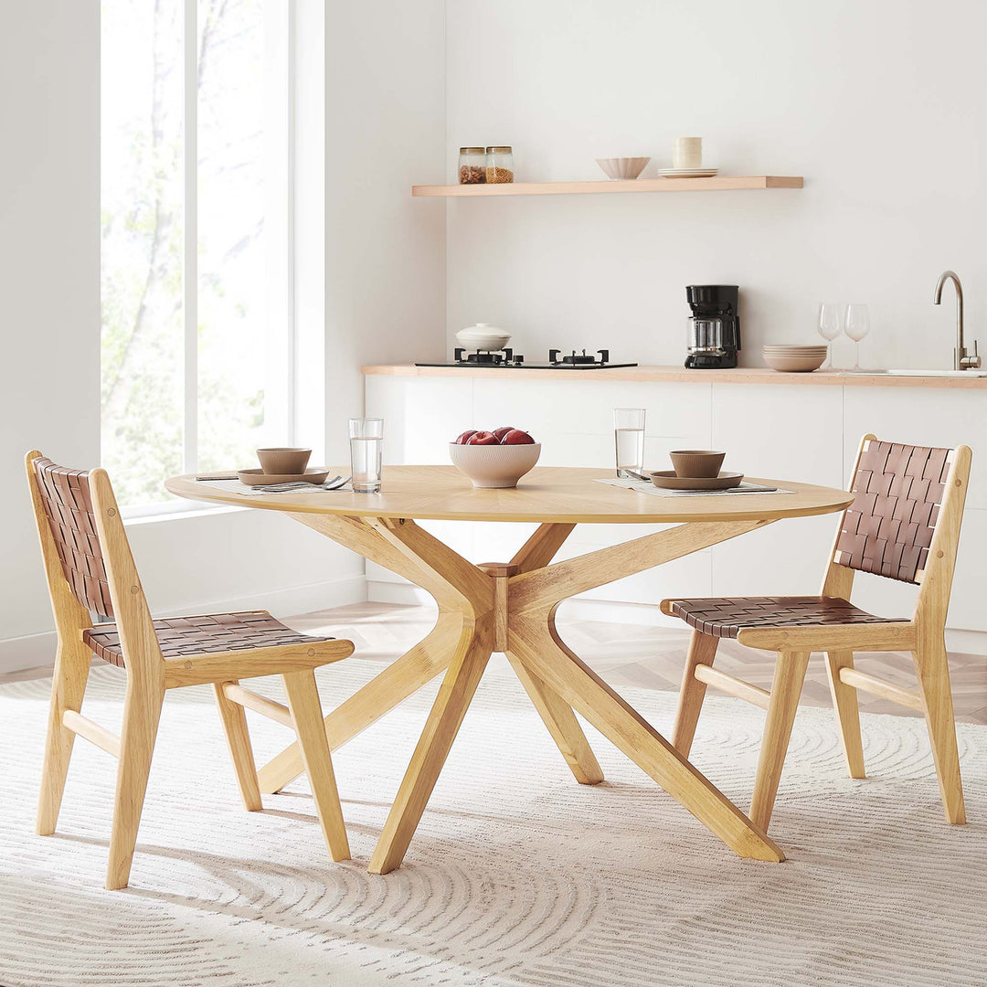 Confluence 63" Oval Wood Dining Table