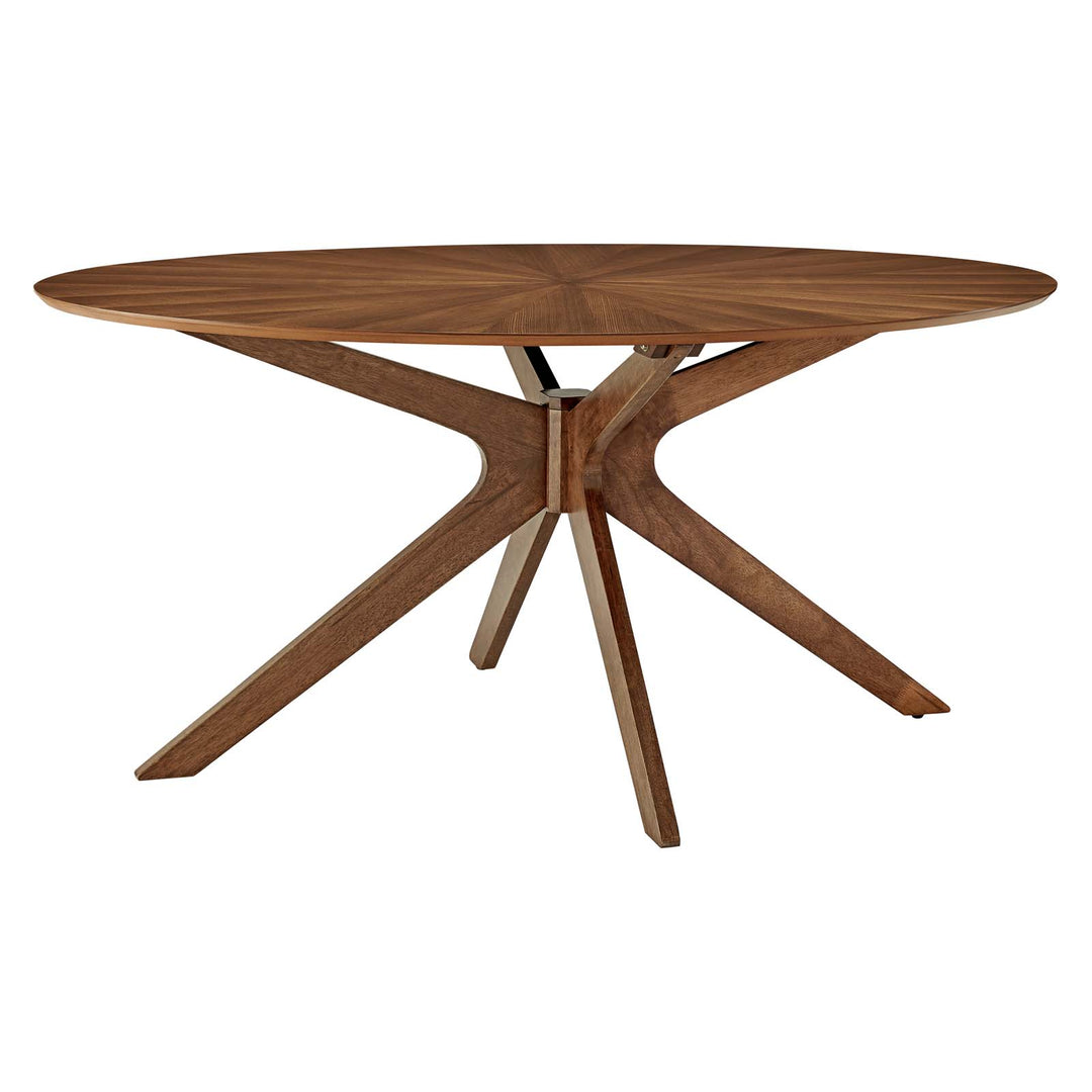 Confluence 63" Oval Wood Dining Table