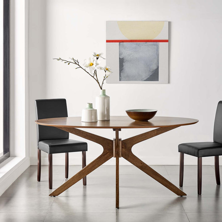 Confluence 63" Oval Wood Dining Table