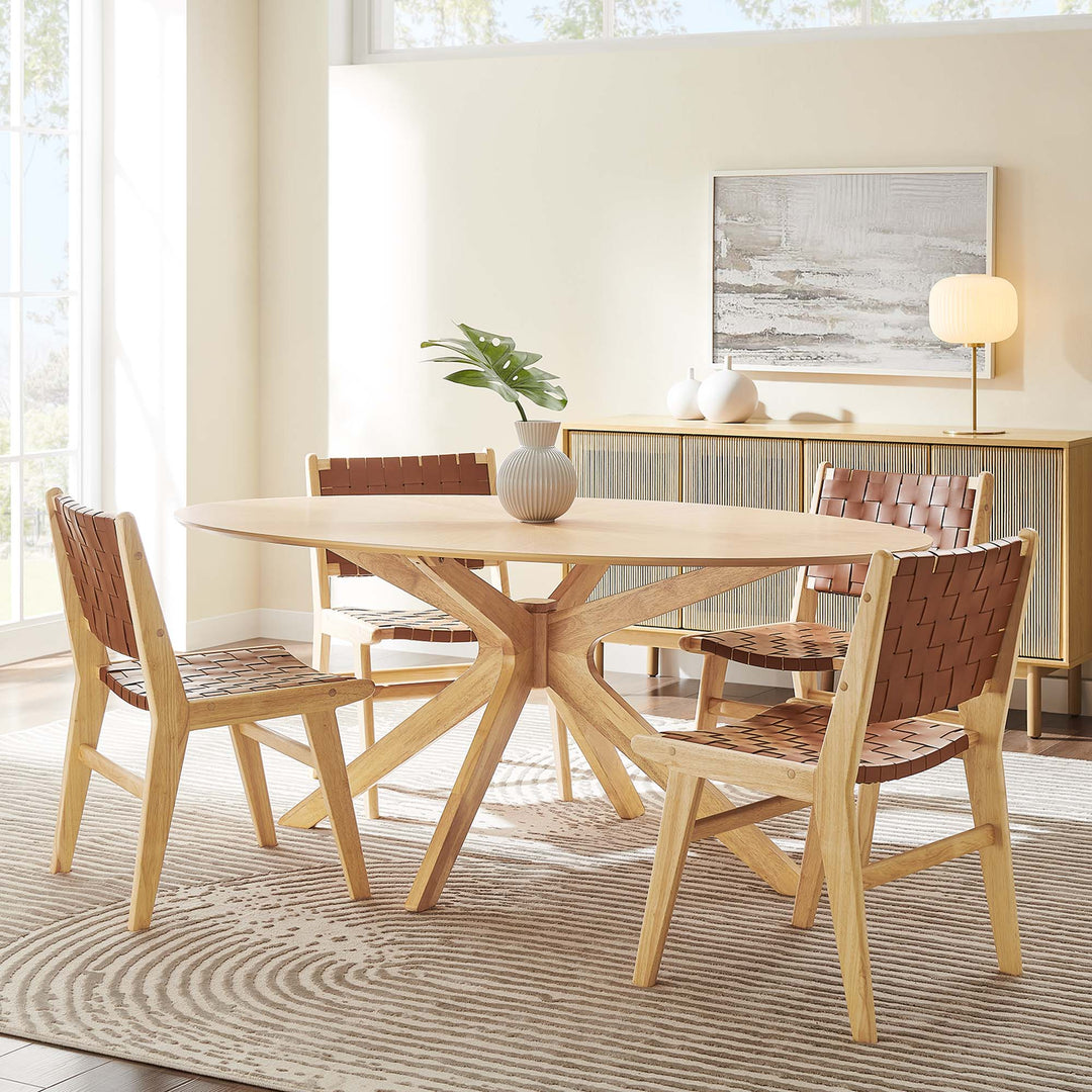 Concord 71" Oval Wood Dining Table