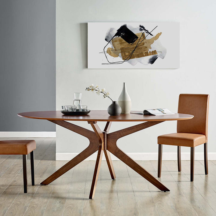 Concord 71" Oval Wood Dining Table