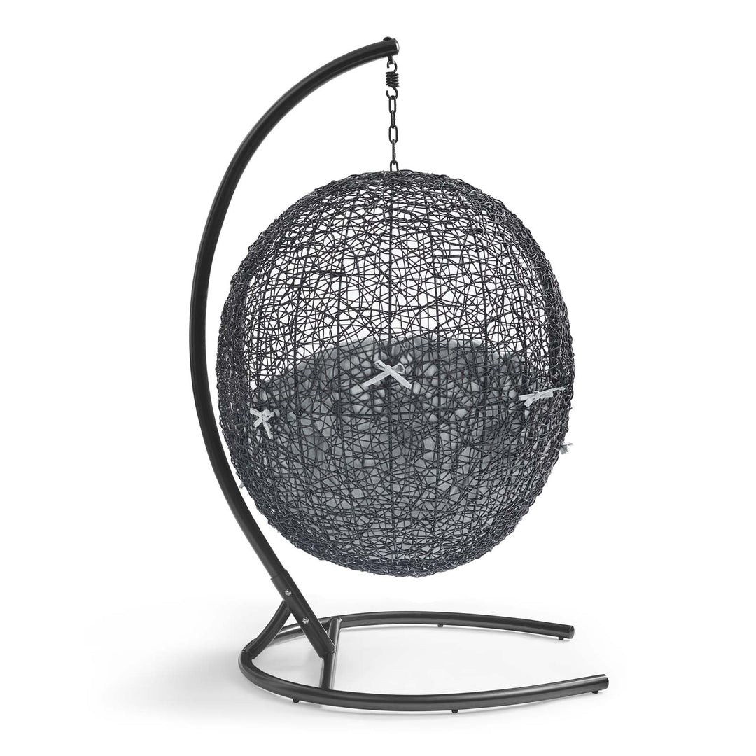 Encircle Shade Swing Outdoor Patio Lounge Chair