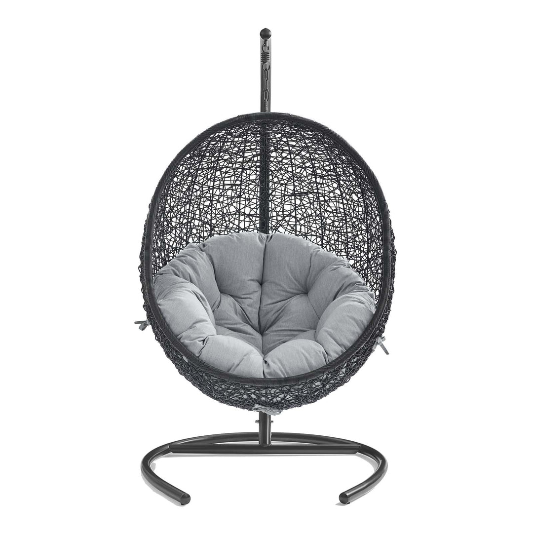 Encircle Shade Swing Outdoor Patio Lounge Chair