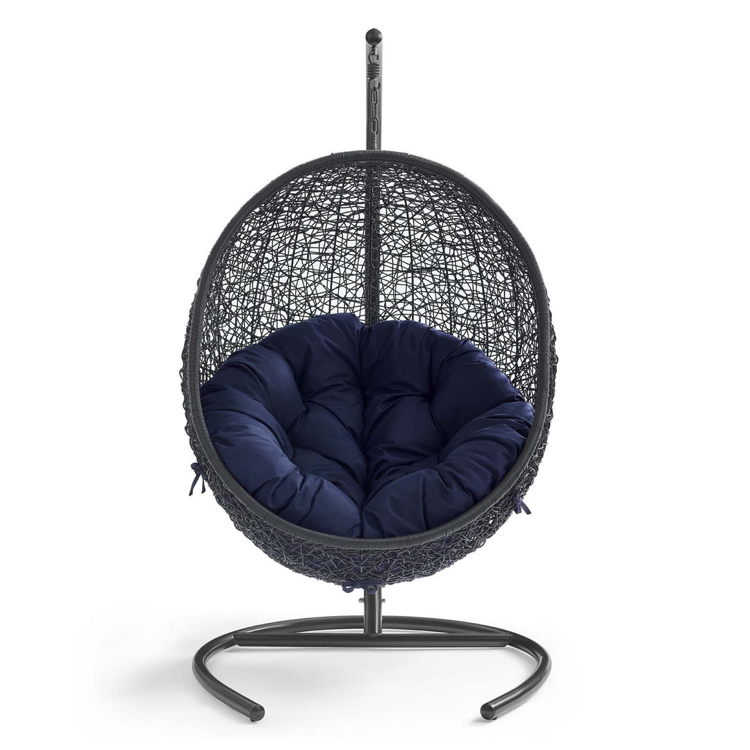 Encircle Shade Swing Outdoor Patio Lounge Chair