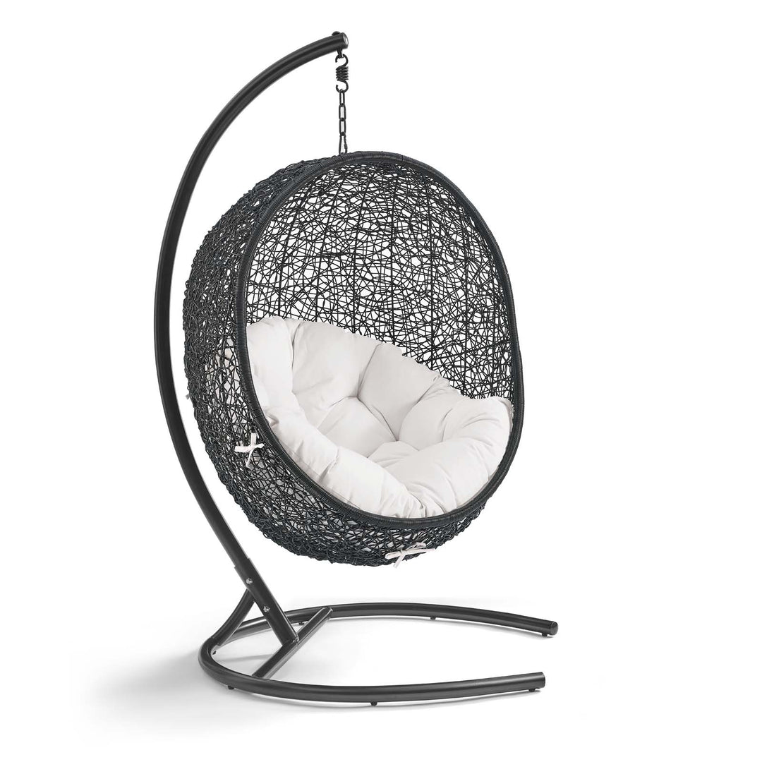 Encircle Shade Swing Outdoor Patio Lounge Chair