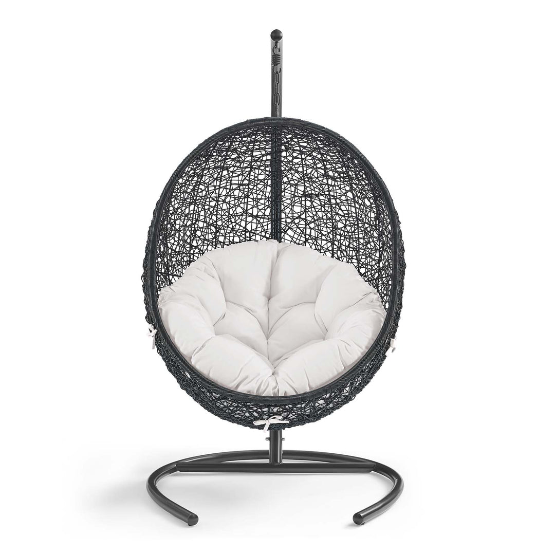 Encircle Shade Swing Outdoor Patio Lounge Chair