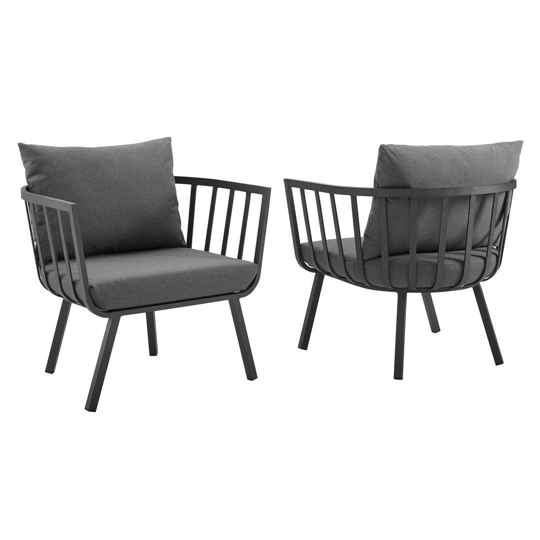 Riverside Aluminum Armchair Duo Set