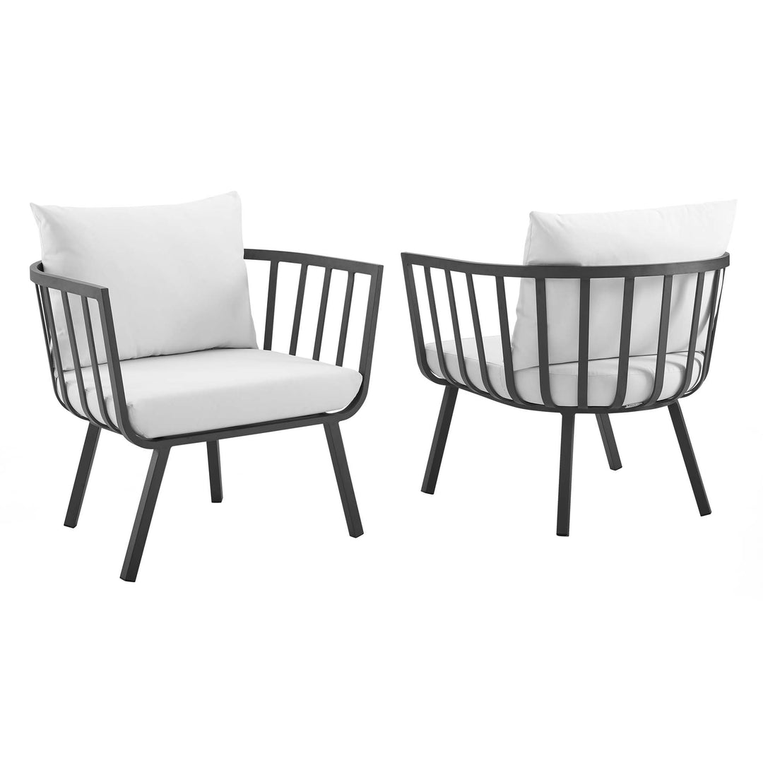 Riverside Aluminum Armchair Duo Set