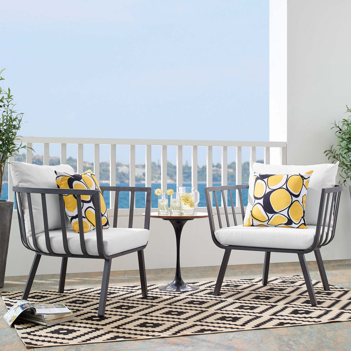 Riverside Aluminum Armchair Duo Set