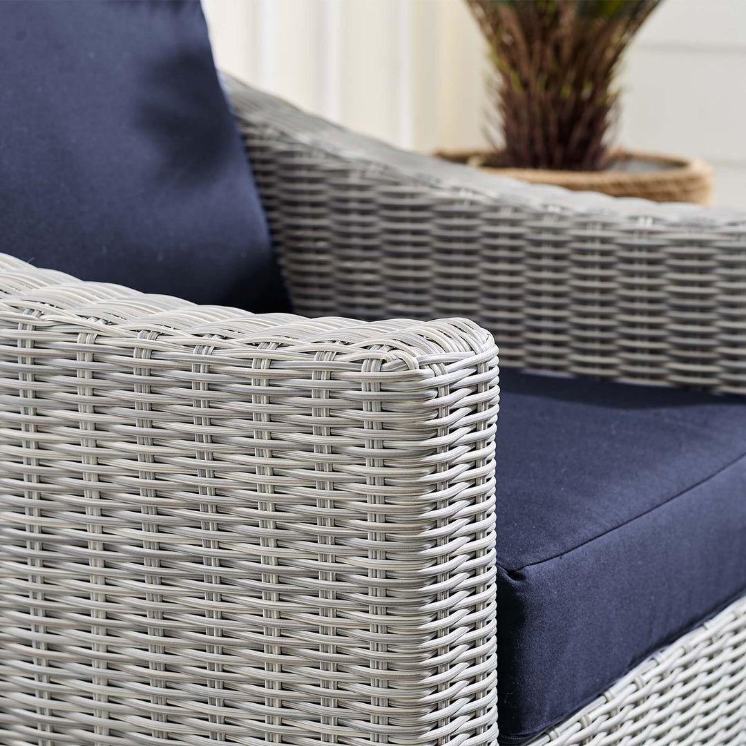 Coventry Sunlight® Outdoor Patio Wicker Rattan Armchair