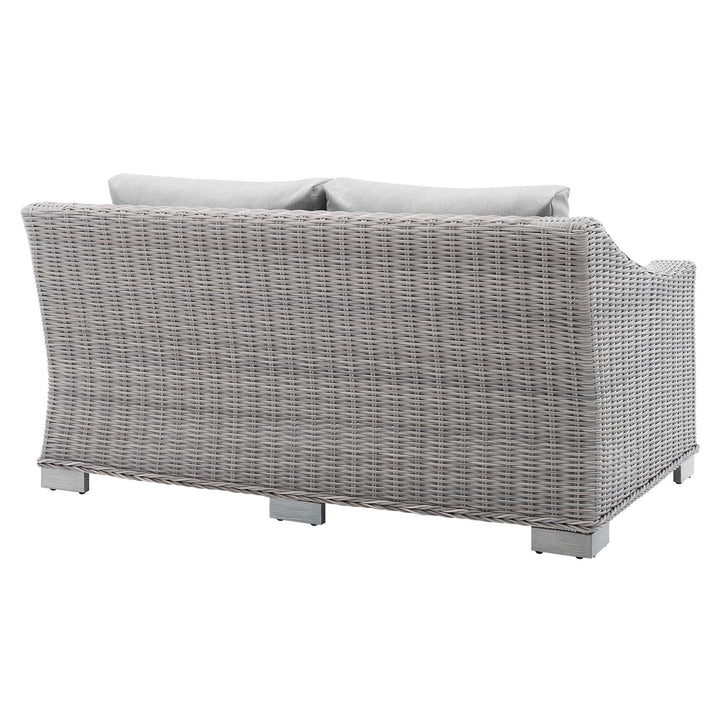 Charleston Sunshade® Outdoor Patio Wicker Rattan Loveseat