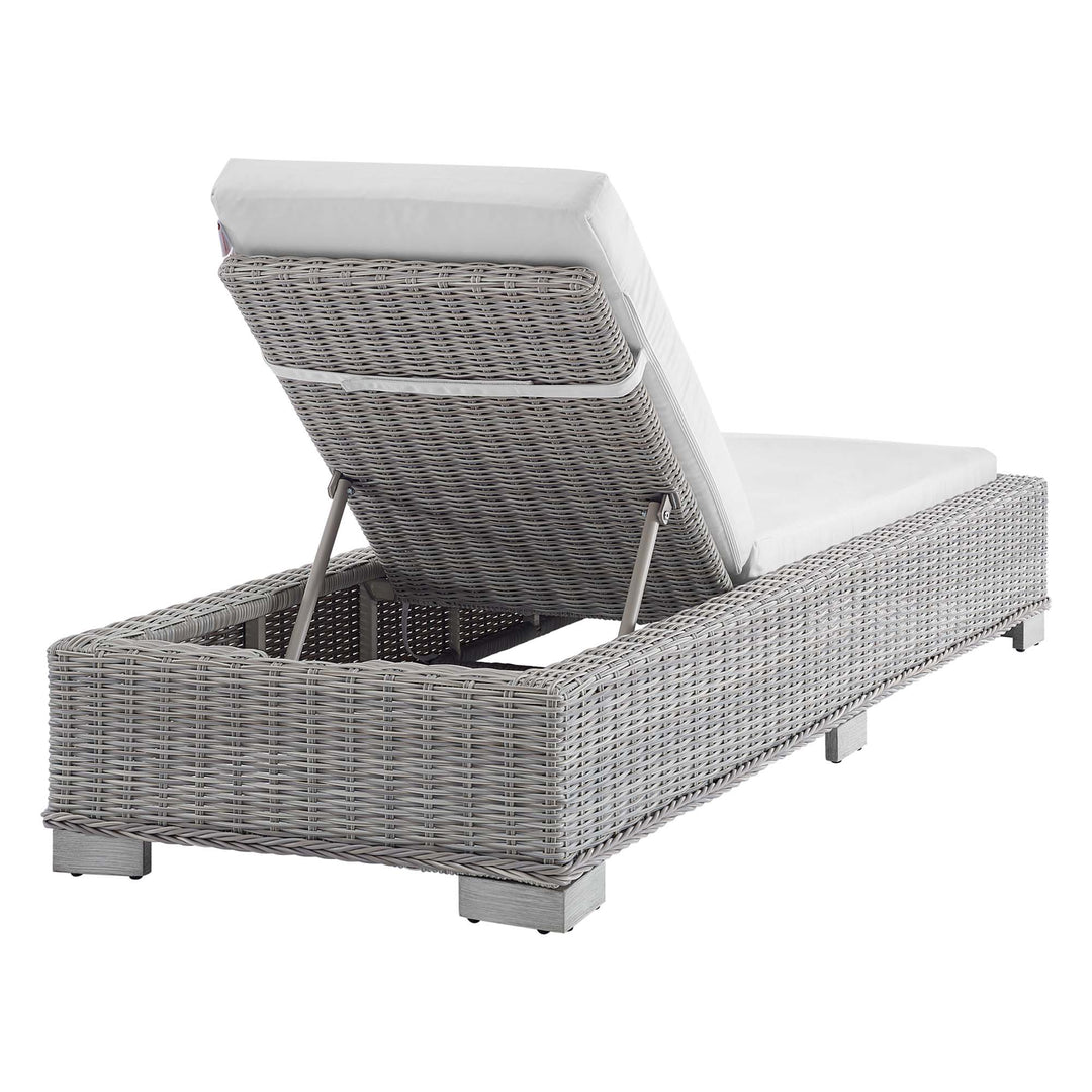 Conway Sunshade® Outdoor Patio Wicker Rattan Chaise Lounge