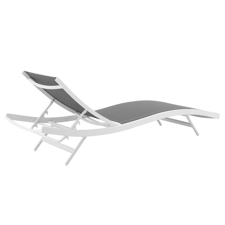 Glisten Outdoor Patio Mesh Chaise Lounge Set of 2