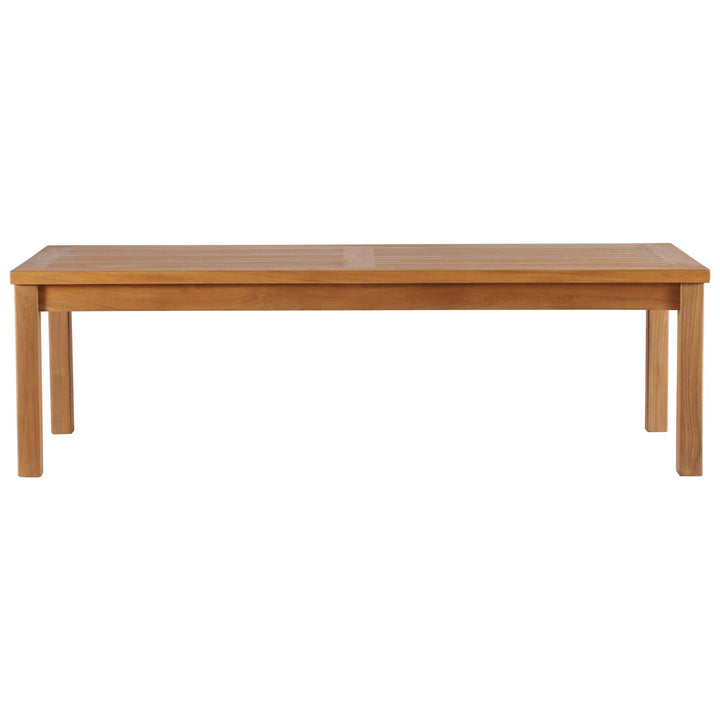 Upland Outdoor Patio Teak Wood Conversation Table