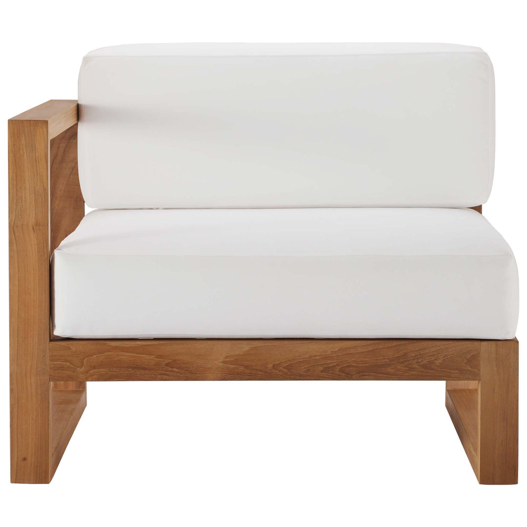 Urban Oasis Patio Teak Wood Left-Arm Chair