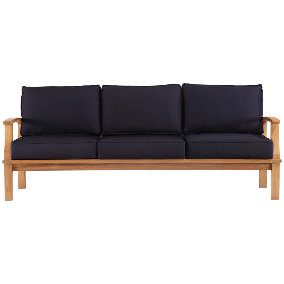 Miami Oceanfront Terrace Teak Sofa