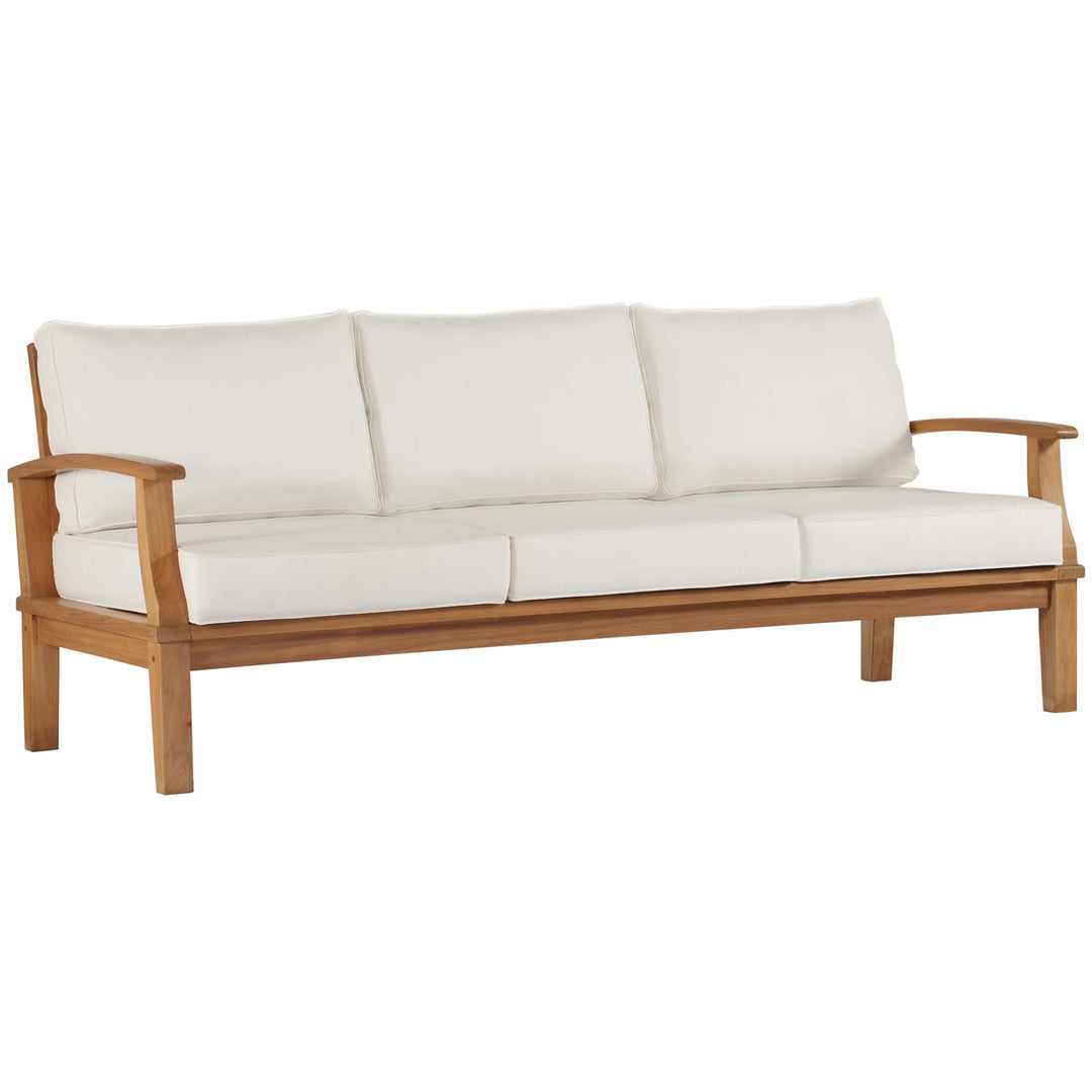 Miami Oceanfront Terrace Teak Sofa