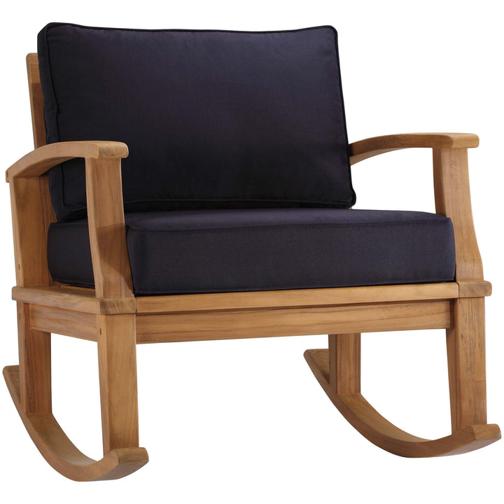 Miranda Outdoor Patio Teak Rocker Chair